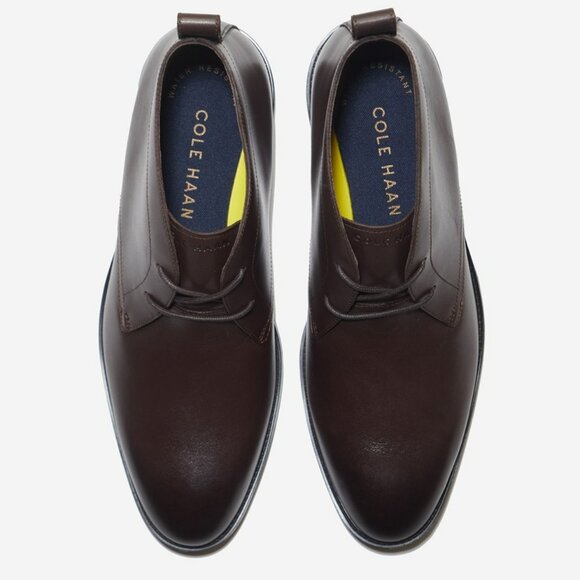 Cole Haan Hawthorne Chukka Boots (Dark Chocolate Leather). New. Mens Size 9 - 13 - Picture 3 of 7